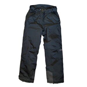 AFRC Womens Size 10 Gore-Tex Black Waterproof Snow Ski Pants Adjustable Waist
